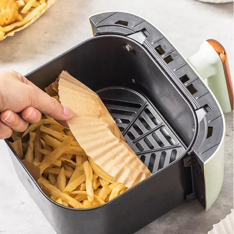 Forros de Papel Pergaminho para Air Fryer